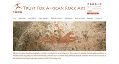Desktop Screenshot of africanrockart.org